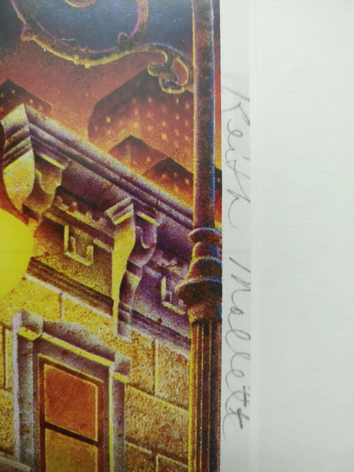 SunsOut Apollo Fantasy Duke Ellington Signed Keith Mallet Print Black American - Image 2 of 4