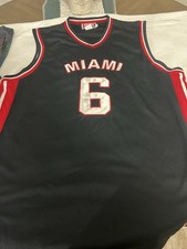 LeBron James #6 Miami Heat Jersey, XL