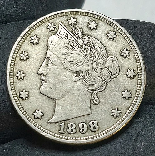 Photo of a 1898-P Liberty Nickel from an eBay listing that sold on Jul 17, 2026