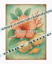 500 piece jigsaw puzzle Tropical Hibiscus Shell island