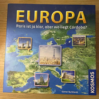 KOSMOS Europa Brettspiel Landkarten & Weltkarten/ wie Neu geöffnet, nie bespielt