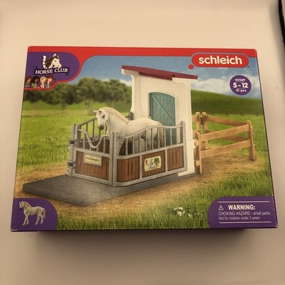 Schleich Horse Club Stall Extension Set 42569 Horse Stable Playset 21pcs NIB