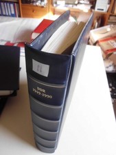 Briefmarken Album II, DDR 1949-1990 - Borek-Vordruckalbum komplett