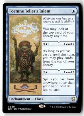Fortune Teller's Talent 14 MTG BLC R NM