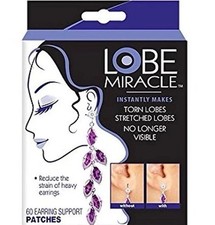 Lobe Miracle Ear Lobe Support Patches-1pk Of 60 Count-Brand New-SHIPS N 24 HOURS