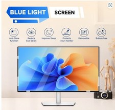 NEW 2 Pack 24" Anti-Blue Light Monitor Screen Protector for 16:9 Widescreen