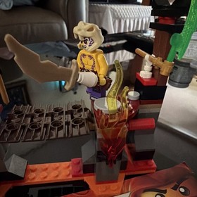 LEGO NINJAGO Masters of Spinjitzu Lava Falls 70753 94 pcs w/ Minifigs