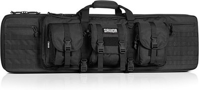 Savior Equipment American Classic Double Rifle Bag, 42'' (Black)