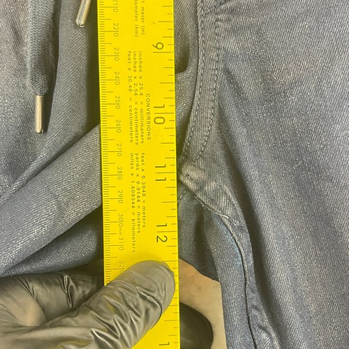 Hudson Blue Coated Utility Jogger Pants Womens Pull On Elastic Waist Size Medium - Picture 10 of 20