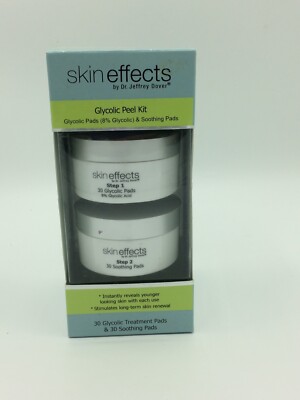 Skin Effects Dr Jeffrey Dover Glycolic & Soothing Pads Peel Kit 2 step system