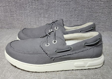Vionic Skipper Men's Size US 8 Gray Slip-On Beach Comfort Sneaker Boat Shoes.