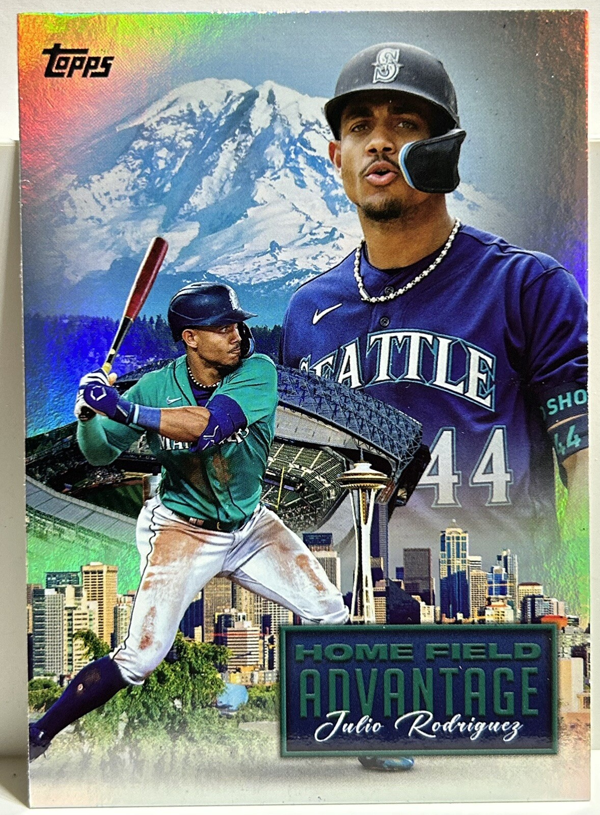 2024 Topps Series 1 Baseball Julio Rodriguez Home Field Advantage HFA-7 Mariners