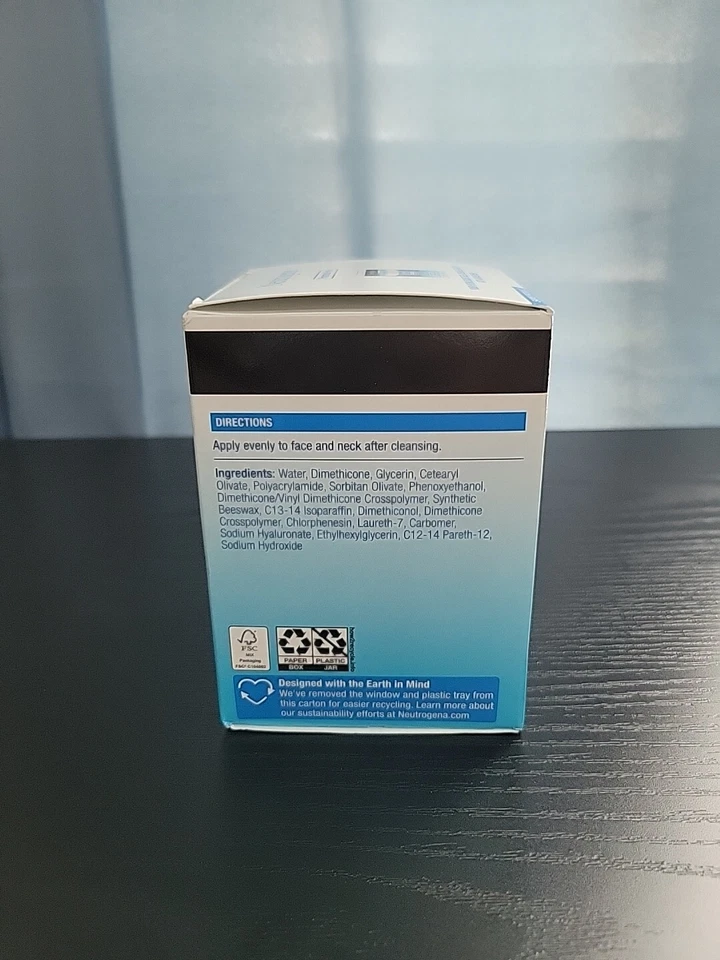 Neutrogena Hydro Boost гиалуроновая кислота гель крем для лица ExtraDry увлажняющий крем 1,7 унц - Изображение 3 из 3