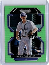 2022 Prizm Draft Picks Lime Green Riley Cornelio 57/75 (B23) Nationals