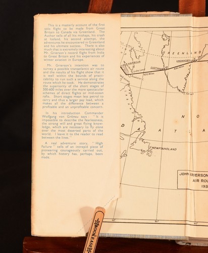 1936 High Failure Solo Along the Arctic Air Route John Grierson Illus 1st - Picture 7 of 10