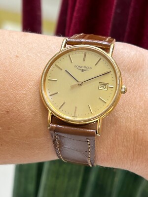 Longines La Grande Classique L4.636.2 Quartz Gold Plated Swiss