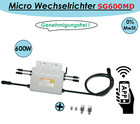 PV Mikrowechselrichter Solar SmartInverter 600W Photovoltaik Wechselrichter WLAN