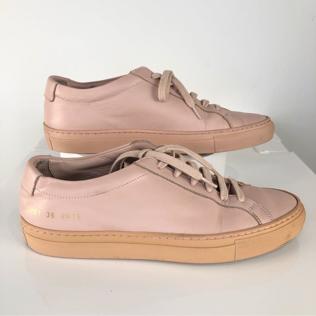 Original Achilles Low Common Projects Pink Shoes Common Projects - Main Image