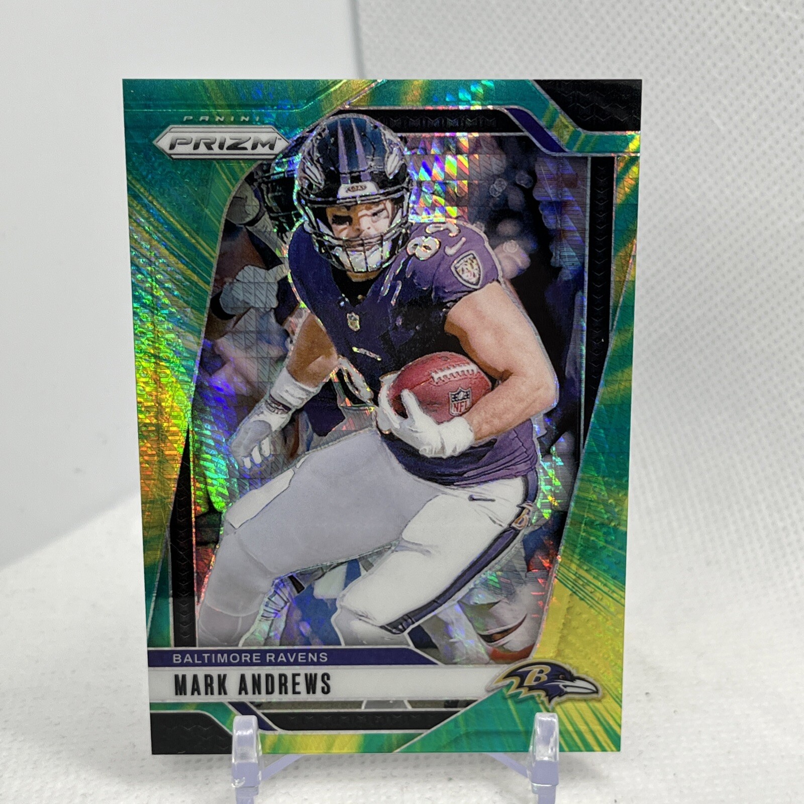 2024 Panini Prizm Mark Andrews #22 Hyper /180 Baltimore Ravens SP