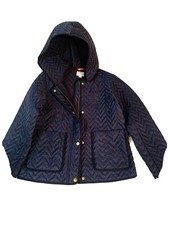 Girls Crewcuts Quilted Coat With Hood Size 14
