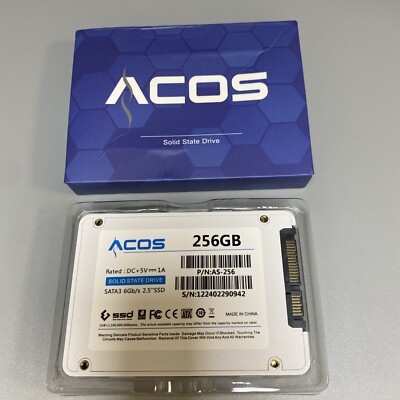 ACOS SSD Hard DiskDrive ''2.5 Sata 3 Internal Solid State Drive For Laptop  256GB