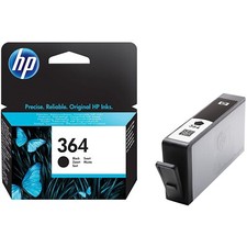 Genuine HP 364 Black Ink