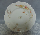 Haviland Limoges Dinner Plate Schleiger 433 Pink Poppies Marseilles Blank — photo 5