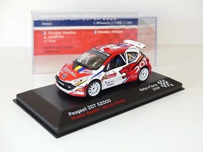 Miniature Peugeot 207 S2000 Rallye Istanbul 2007 – Ixo 1/43 – Vouillloz