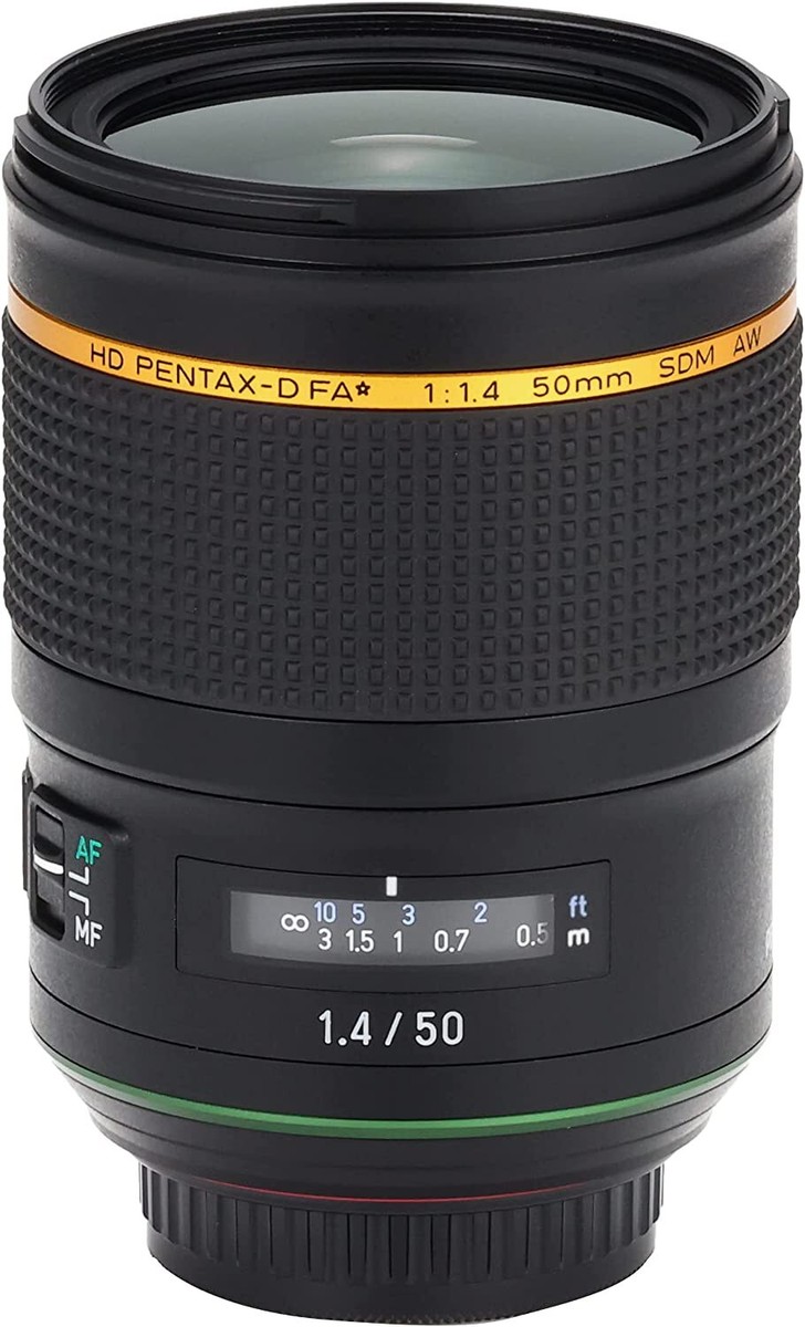 Pentax HD D-FA 50mm F/1.4 SDM AW Lens - Black for sale online | eBay