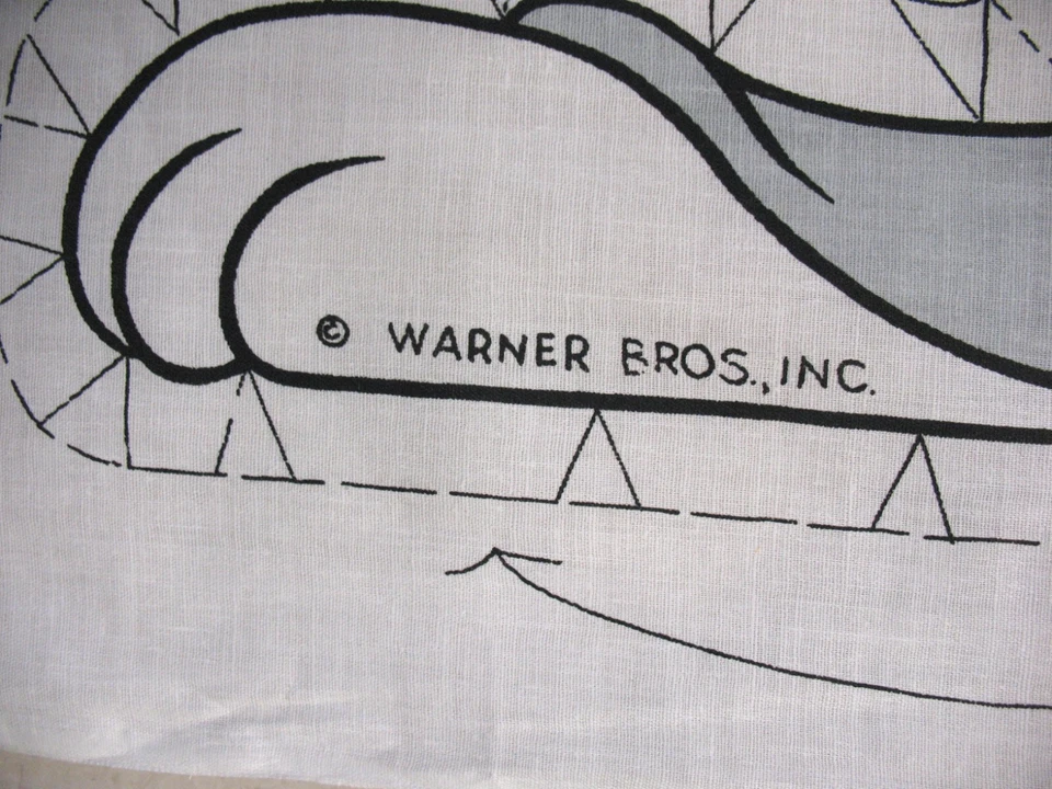 Warner Brothers BUGS BUNNY 16 英寸织物面板 16x37.5 英寸切割 SEW STUFF Applique — 第 4/4 张图片