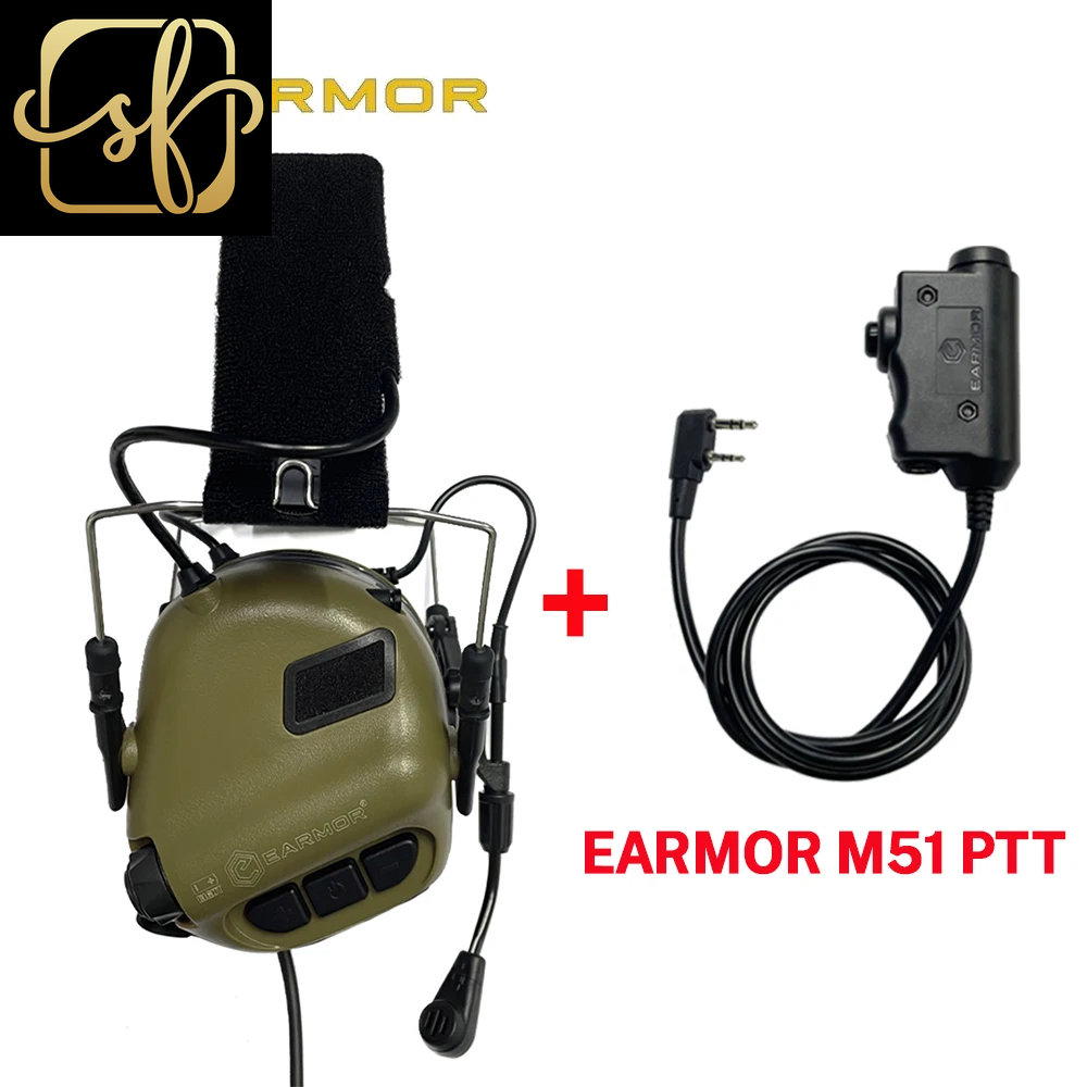 EARMOR M32 MOD4 Tactical Headset anti Noise Headphones EARMOR M32 MOD4 Tactical Headset anti Noise Headphones