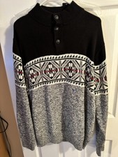 Chaps Men Cotton Sweater - Size XL  - New With tags - Original Price $80.00