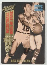1993 Action Packed Hall of Fame #82 RED HOLZMAN New York Knicks NICE CARD !!!