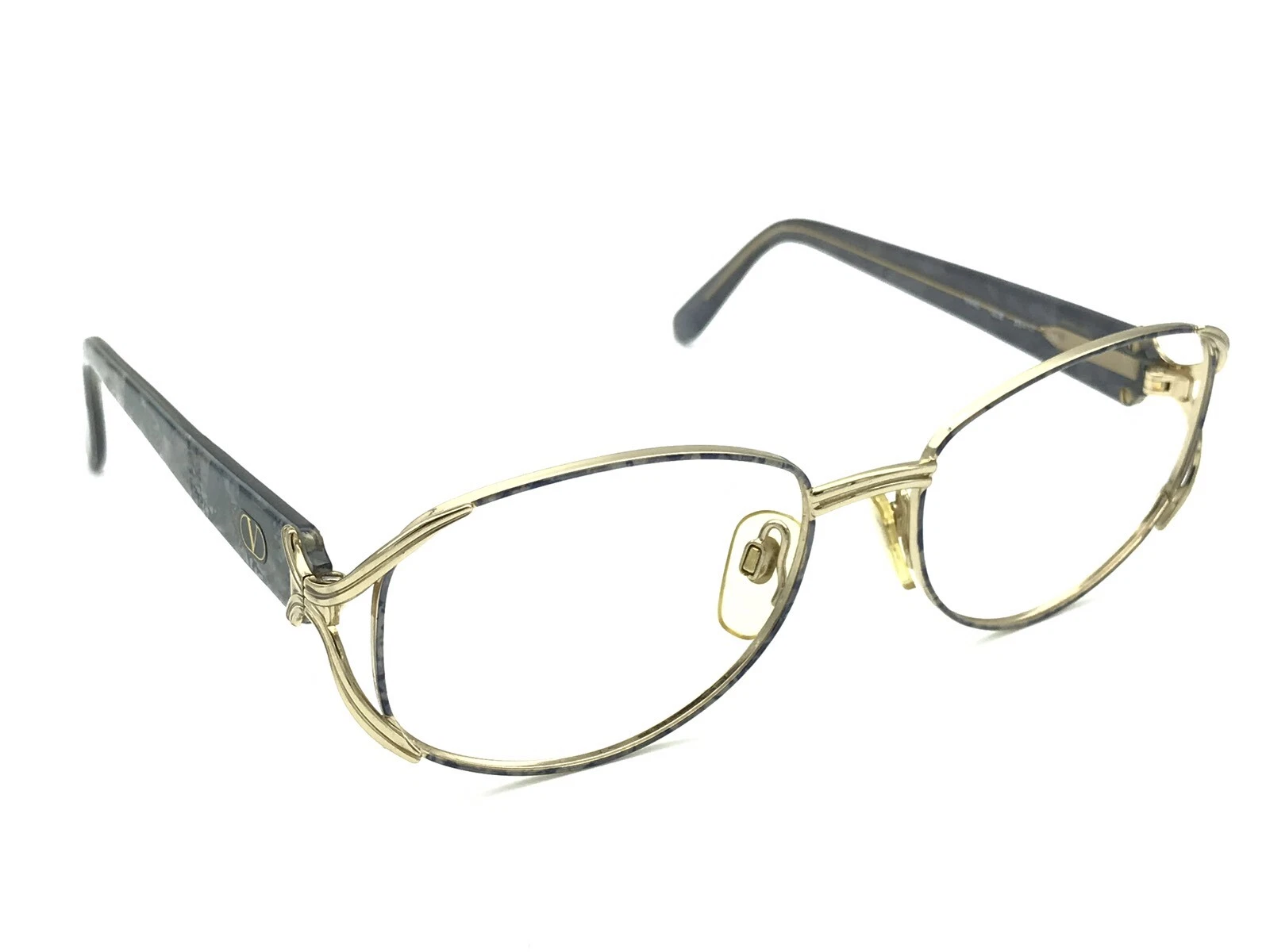 Valentino V 440 1228 Women's G Purple Tortoise Eyeglasses Vintage 55 17 130