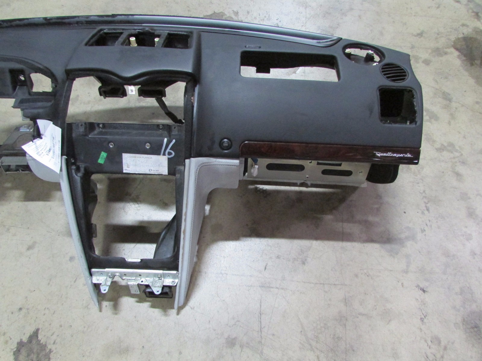 Maserati Quattroporte, Dashboard Dash Assembly, Black, Used, P/N 981430700