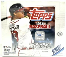 2021 Topps Update Baseball Factory Sealed Jumbo HTA Box