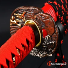 Eagle Tsuba Gold & Silver Plated Brass Hand Guard for Katana Wakizashi Tanto New