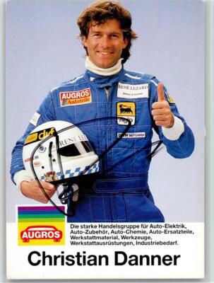 12102046 - Christian Danner - Original Autogramm Motorsport