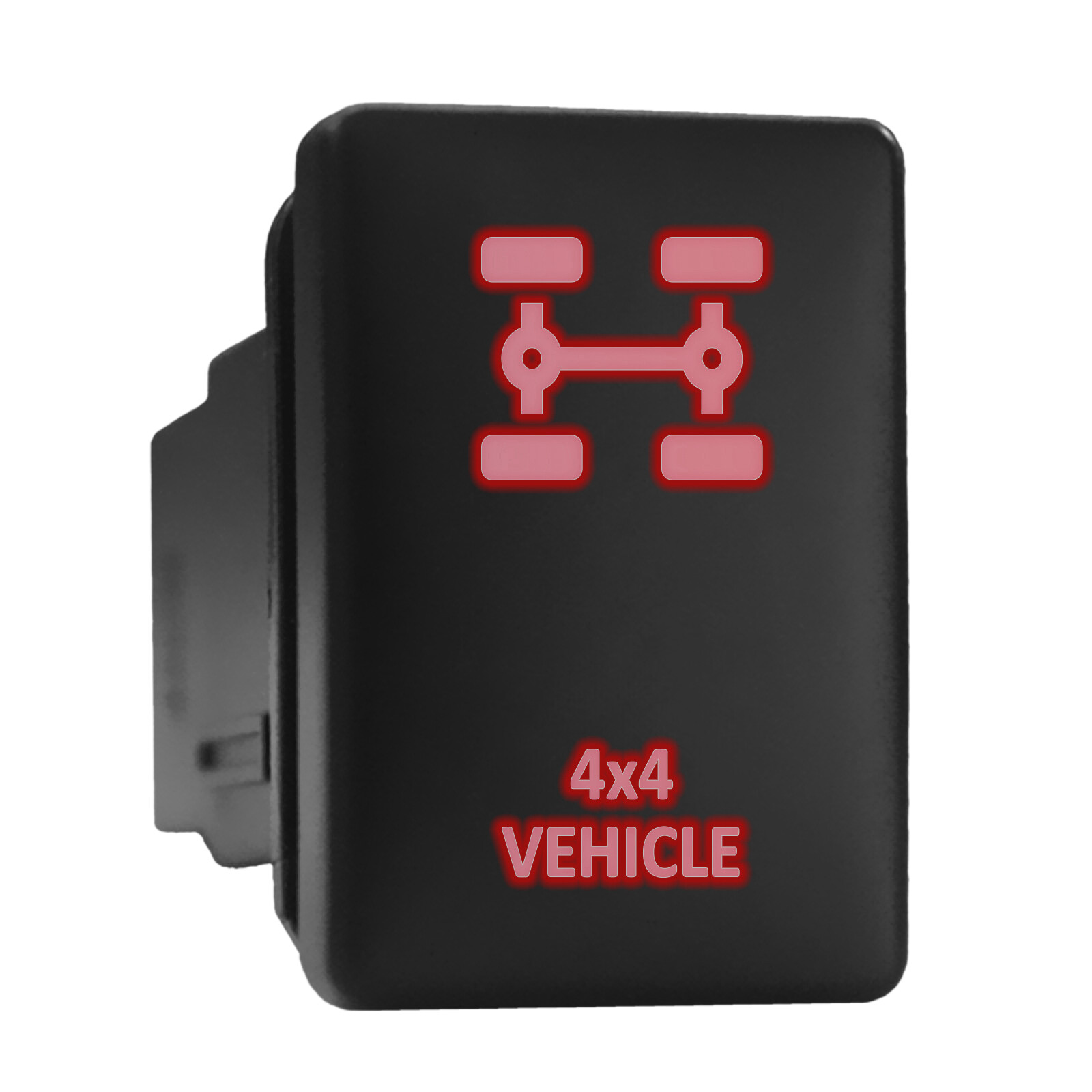Red Backlit 4X4 Vehicle Switch 1.28