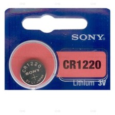 1 NEW SONY CR1220 3V Lithium Coin Battery Expire 2028 FRESHLY NEW - USA Seller