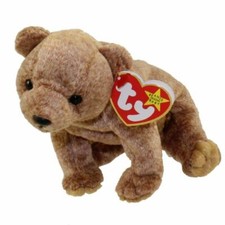 ty beanie baby PECAN teddy bear new with tags
