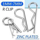 <!--F#f_0-->Zinc Plated R Clips - Retaining Split Pin - Pins for Clevis - Choose Size<!--F/-->