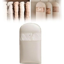 2025 Space Saving Hanging Garment Bag with Self Compression Zipper Transparen...