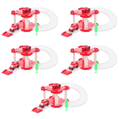 5 Sets Fire Truck Toy Child Toddler Emergency Vehicle Toys Kids Car - Picture 6 of 12