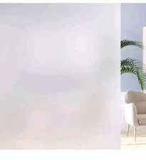 Qty4DOWELL Privacy Window Film, Frosted Glass Window Film for 17.5" x 78.7" Pure