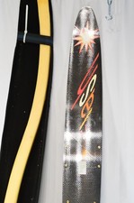 SP Skis Flash Carbon Fiber Water Ski 66.5" Black
