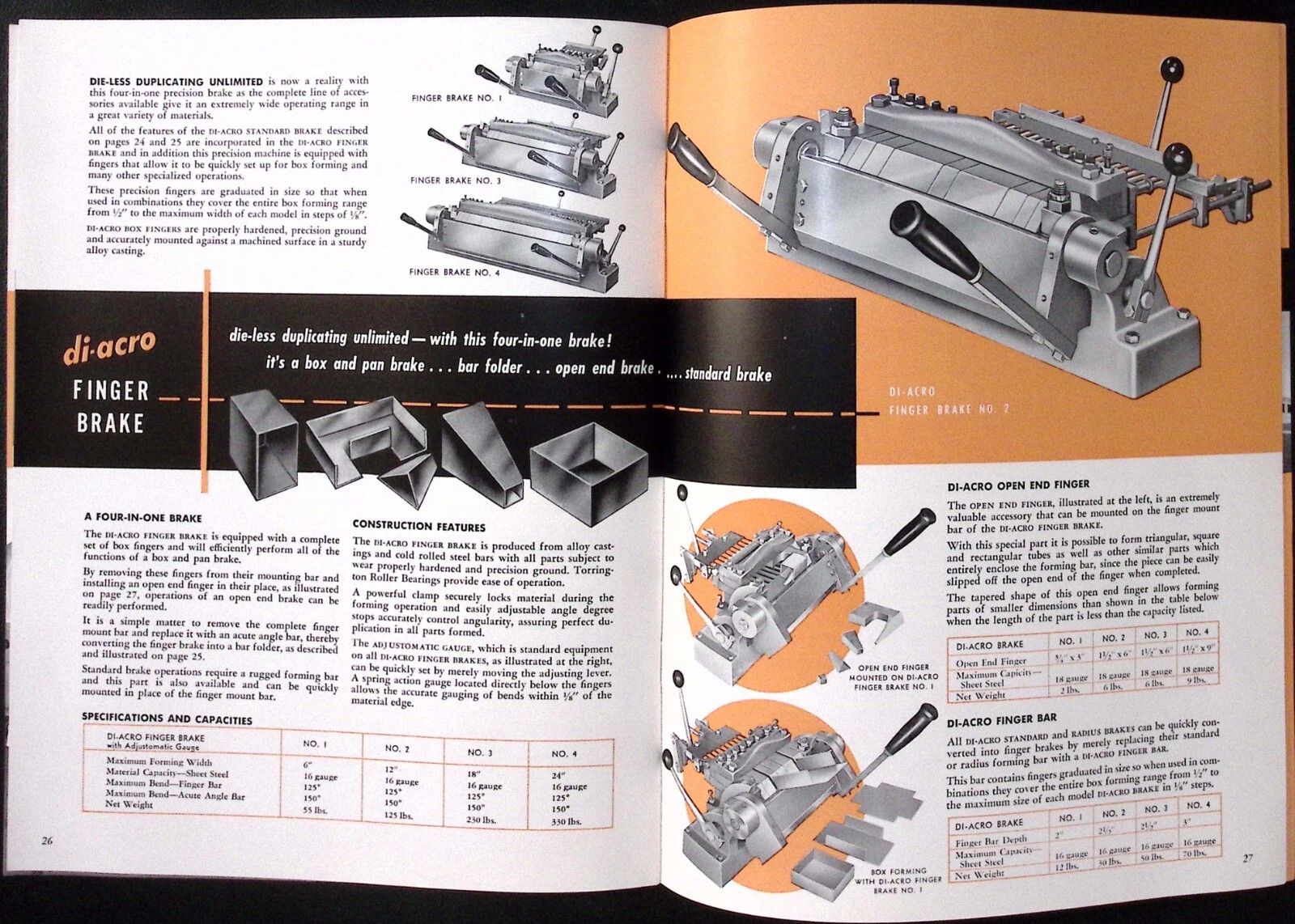 1953 Diarco Precision Machines for Die-less Duplicating Brochure