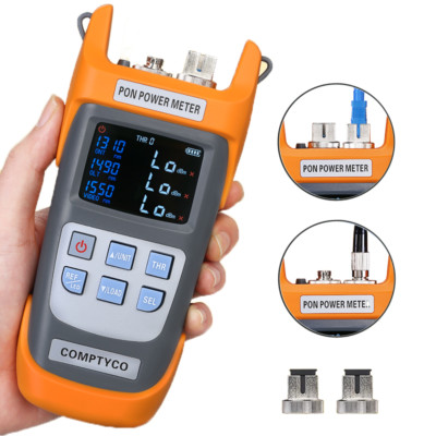 PON Power Meter FTTX/ONT/OLT 1310nm~1550nm SC/FC APC/UPC SM Test Meters &Detects