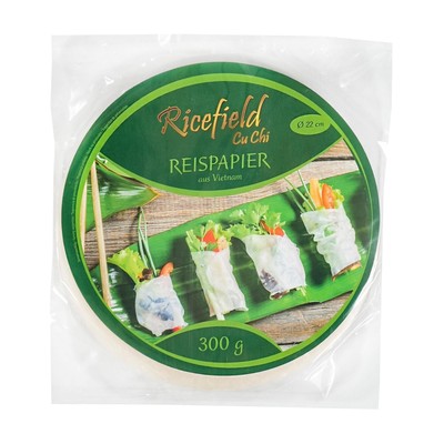 Ricefield Reispapier 22cm Banh Trang Rice Paper 40x300g