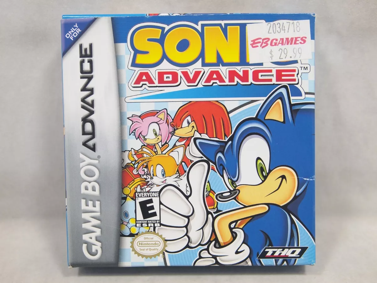 Sonic Advance Nintendo Game Boy Advance *Box Only* No Game Authentic